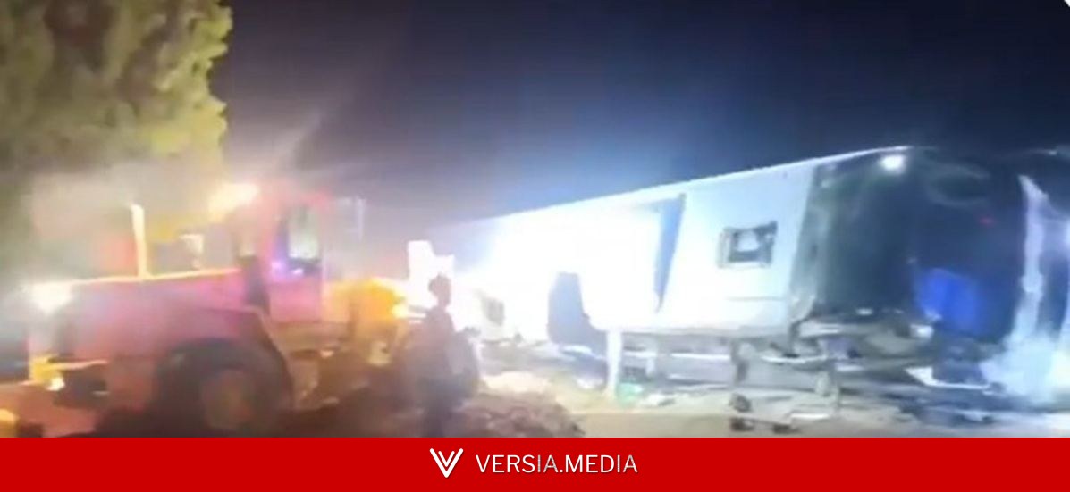حادث مأساوي لحافلة معتمرين لبنانيين في سوريا يسفر عن 4 قتلى و17 جريحا